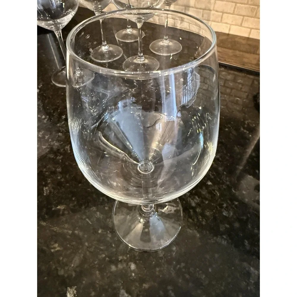 Vintage bormioli rocco  wine glasses Set Of 6 Made In Italy